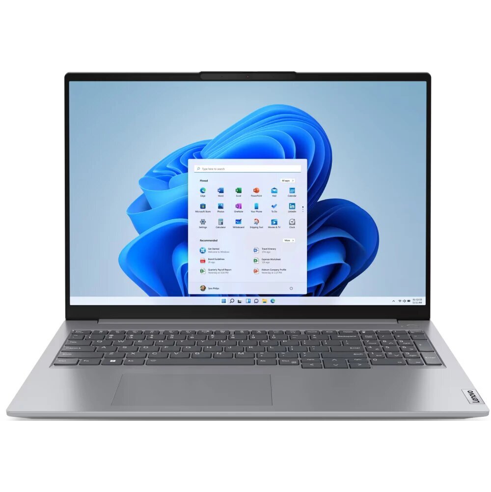 Ноутбук Lenovo ThinkBook 16 G6 IRL (21KH00RRAK) Intel Core i5 13420H 2100MHz/16"/1920x1200/8GB/512GB SSD/Intel UHD Graphics/Без ОС/Grey