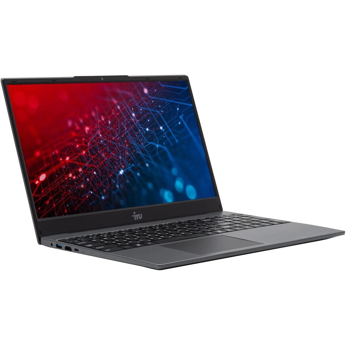 Ноутбук IRU Tactio 15PHR (2150148-Win11Pro) Ryzen 5 7430U 16Gb SSD512Gb AMD Radeon Graphics 15.6" IPS FHD (1920x1080) 64 black WiFi BT Cam 4000mAh