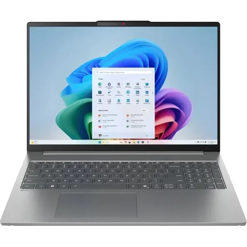 Ноутбук Lenovo IdeaPad Slim 5 16AKP10 (83HY000HRK) 16"(2880x1800 OLED)/AMD Ryzen AI 7 350(2Ghz)/32768Mb/1024PCISSDGb/noDVD/Int:AMD Radeon 860M/Cam/BT