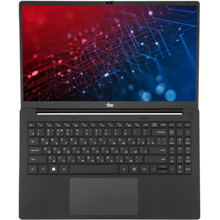 Ноутбук IRU Strato 15ALID4-2168022 Core i3 1315U 8Gb SSD256Gb Intel UHD Graphics 15.6" IPS FHD (1920x1080) без ОС black WiFi BT Cam 6000mAh