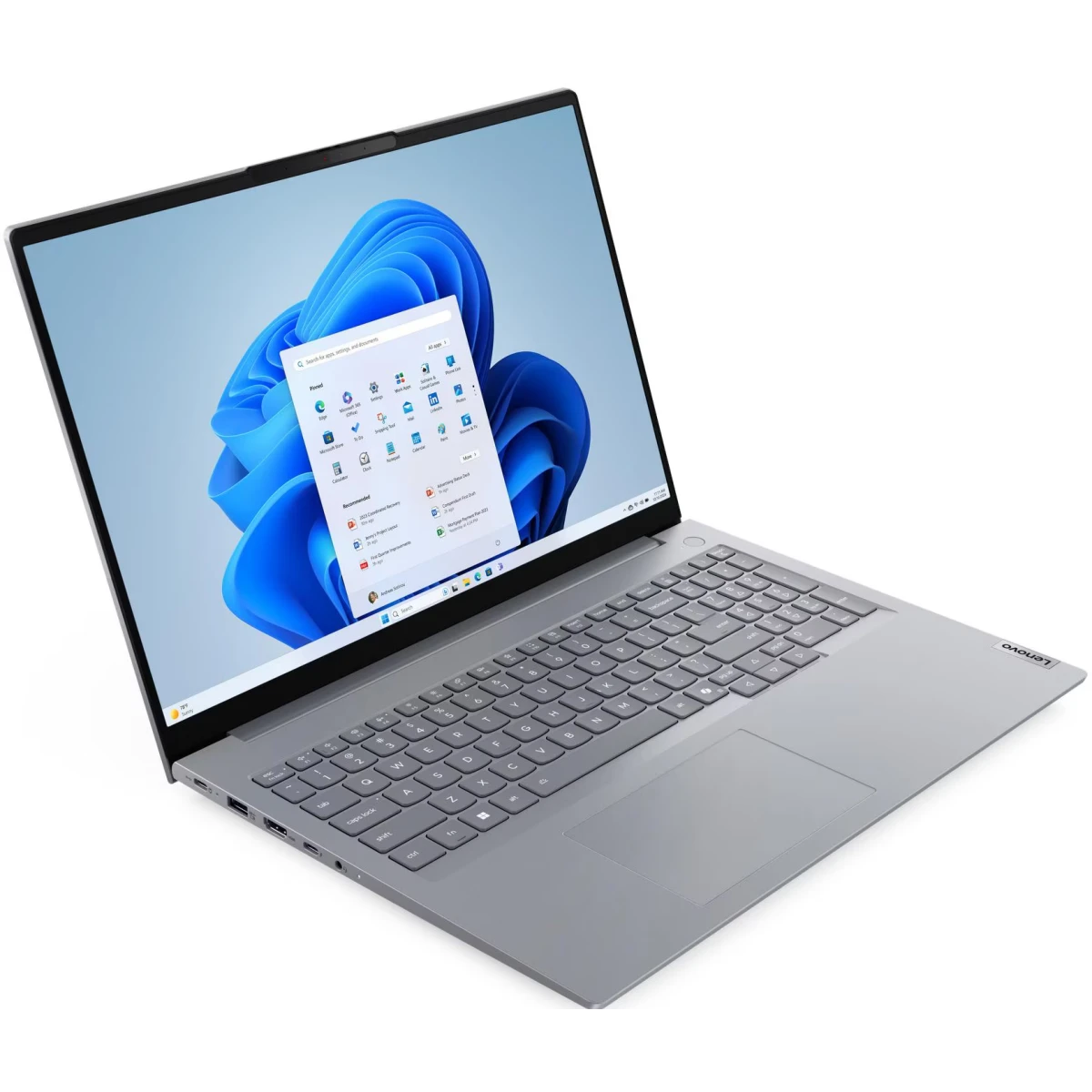 Ноутбук Lenovo Thinkbook 16 G9 (21US000QGQ-Win11Pro) IRL Core 5 210H 16Gb SSD512Gb Intel Graphics 16" IPS WUXGA (1920x1200) grey WiFi BT Cam