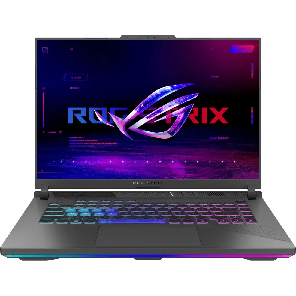 Ноутбук Asus ROG Strix G16 G614PW-TS133 (90NR0QK7-M006P0) R9 8940HX 32Gb SSD1Tb GeForce RTX5080 16Gb 16" IPS 2.5K (2560x1600) без ОС grey WiFi BT Cam