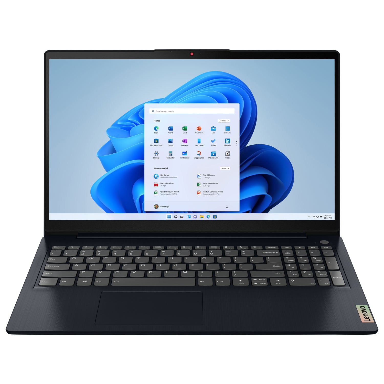 Ноутбук Lenovo IdeaPad 3 15ABA7 (82RN008LRK) Ryzen 7 5825U 8Gb SSD 256Gb AMD Radeon Graphics 15,6 FHD Cam 38Вт*ч No OS Темно-синий