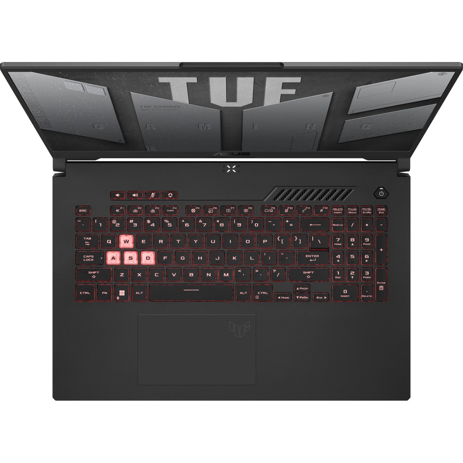 Ноутбук ASUS Tuf Gaming FA707NUG-HX182 (90NR0EF5-M00AX0) 17.3" FHD Ryzen 7 7445HS/16Gb/SSD512Gb/RTX4050 6Gb/noOS