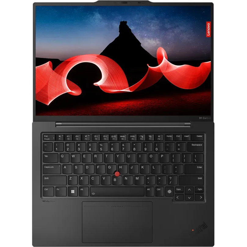 Ноутбук Lenovo ThinkPad X1 Carbon G12 (21KC00A7US-Win11P) Core Ultra 7 155U 32Gb SSD512Gb Intel Graphics 14" IPS Touch WUXGA (1920x1200) 64 black WiFi