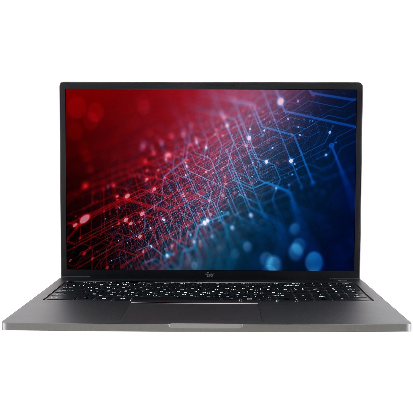 Ноутбук IRU Strato 16ALMR (2142315-Win11P) Core i5 12450H 16Gb SSD256Gb Intel UHD Graphics 16" IPS FHD (1920x1200) grey WiFi BT Cam 5400mAh