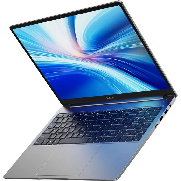 Ноутбук Tecno MegaBook T16RA (71005000729-Win11H) Core i5 13420H 16Gb SSD1Tb Intel UHD Graphics 16" IPS FHD+ (1920x1200) 64 grey WiFi BT Cam 6510mAh