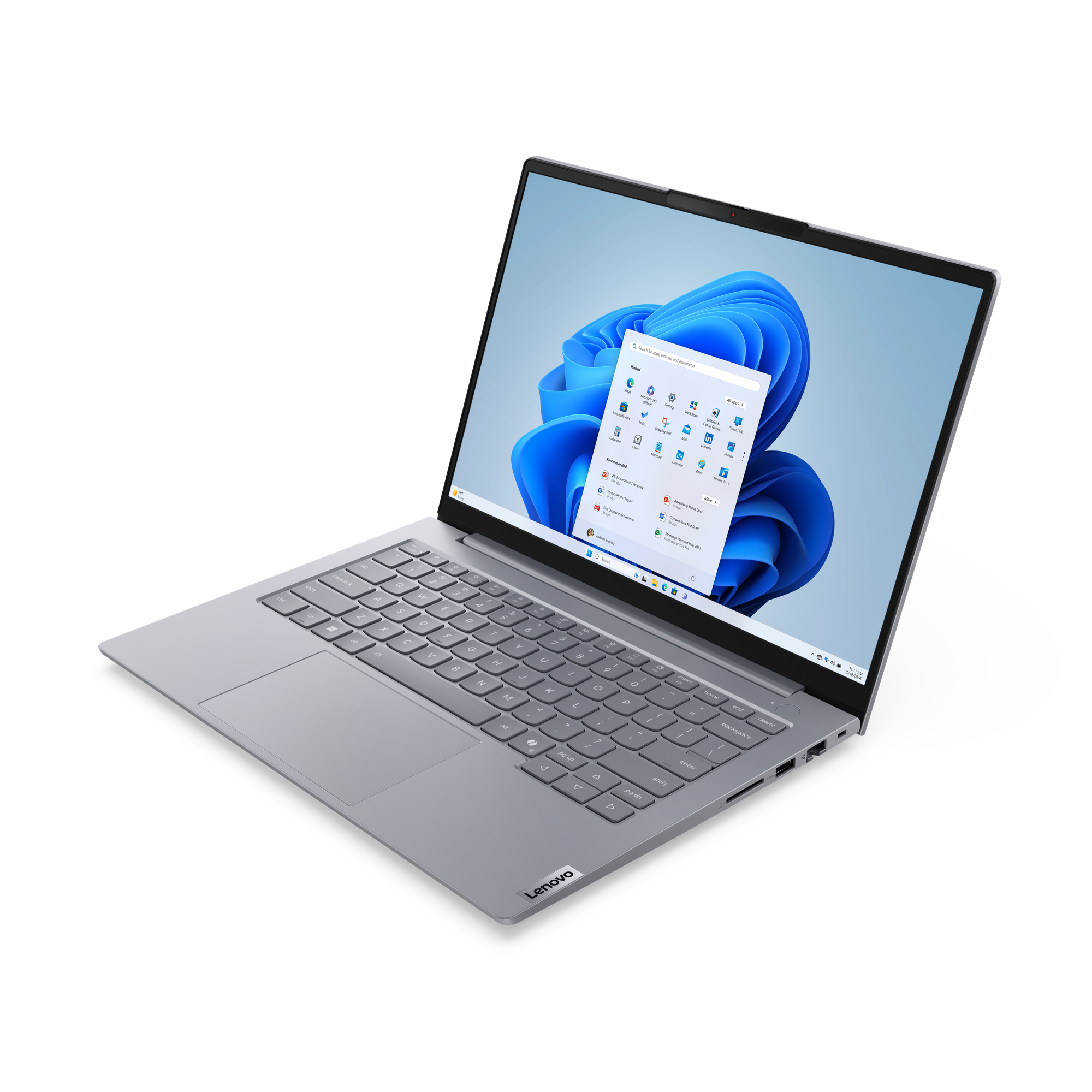 Ноутбук Lenovo ThinkBook 14 G8 21SJ0010GQ IAL 14" WUXGA IPS, Intel Core Ultra 7 255H, 16Gb, 512Gb SSD, FHD Cam, 45Whr, no OS, серый