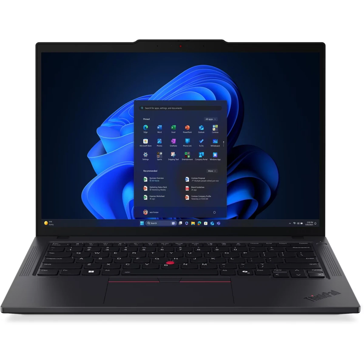 Ноутбук LENOVO ThinkPad T14 Gen 6 (21QG005EGQ) 14" WUXGA (1920x1200) AG 400N, Ultra 7 258V, 32GB Soldered LPDDR5x-8533, 1TB SSD, Intel Arc, Wi-Fi7