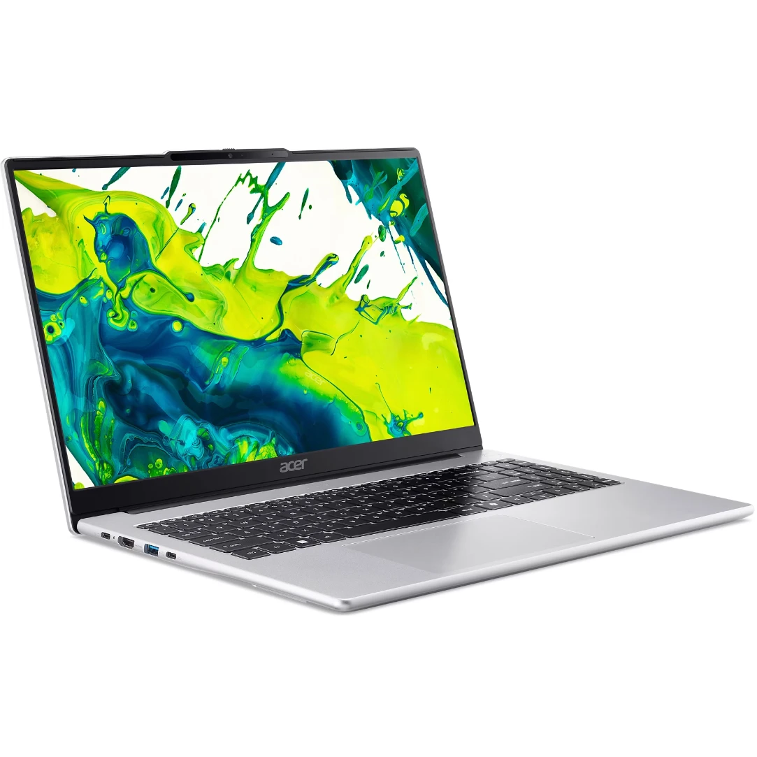 Ноутбук Acer Aspire Lite AL15-45P-R0MF (NX.DN5EX.001) R 7 5825U 32Gb SSD1Tb AMD Radeon Graphics 15.6" IPS FHD (1920x1080) без ОС silver WiFi BT Cam