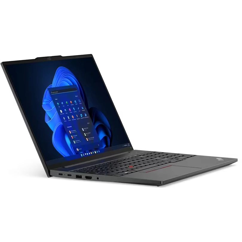 Ноутбук LenovoThinkPad E16 G2 (21M5S0J500) 16" (1920x1200) IPS, Ryzen 5 7535HS, 16GB DDR5,512GB SSD, AMD Radeon, FHD Cam, RTL8852BE,FPR,3 Cell 47Whr