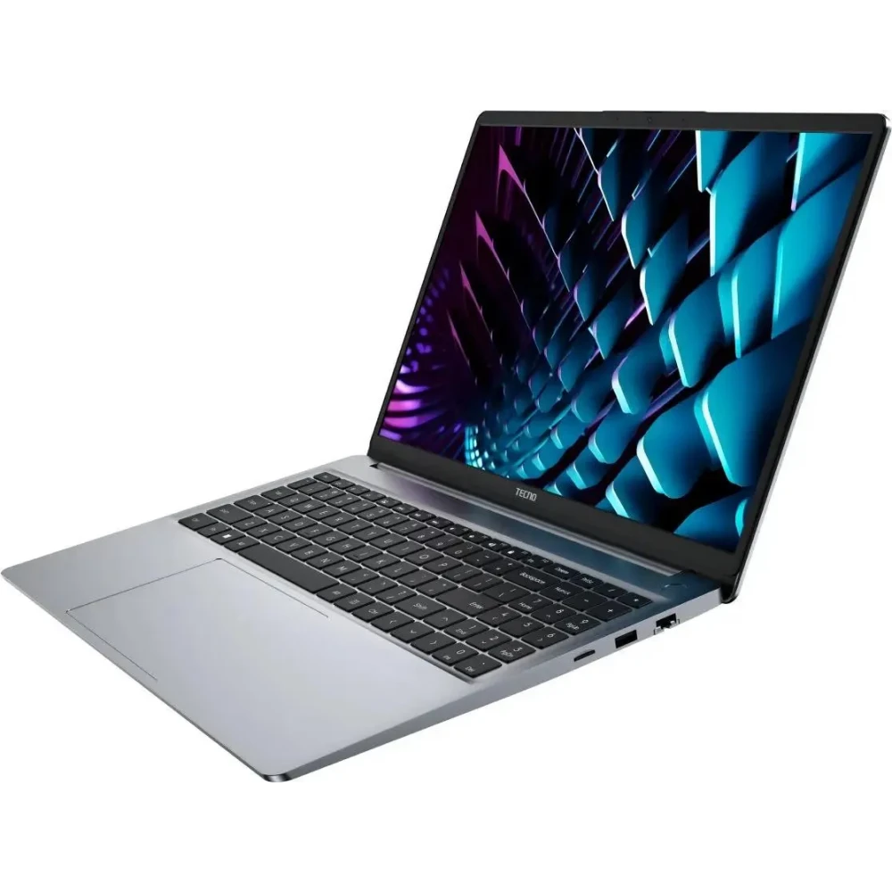 Ноутбук TECNO Megabook K16S K16SFA (4894947110801-Win11) Ryzen 5 7535HS 16Gb SSD 512Gb AMD Radeon Graphics 16 WUXGA IPS Cam 70Вт*ч Серый