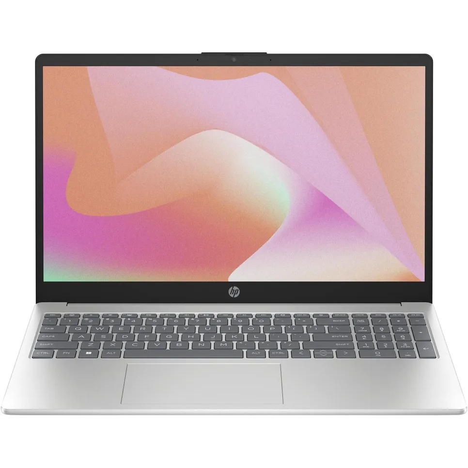 Ноутбук HP 15-fd0127dx (B4HN8UA-Win11H) Core 7 150U 16Gb SSD512Gb Intel UHD Graphics 15.6" IPS Touch FHD (1920x1080) English silver WiFi BT Cam
