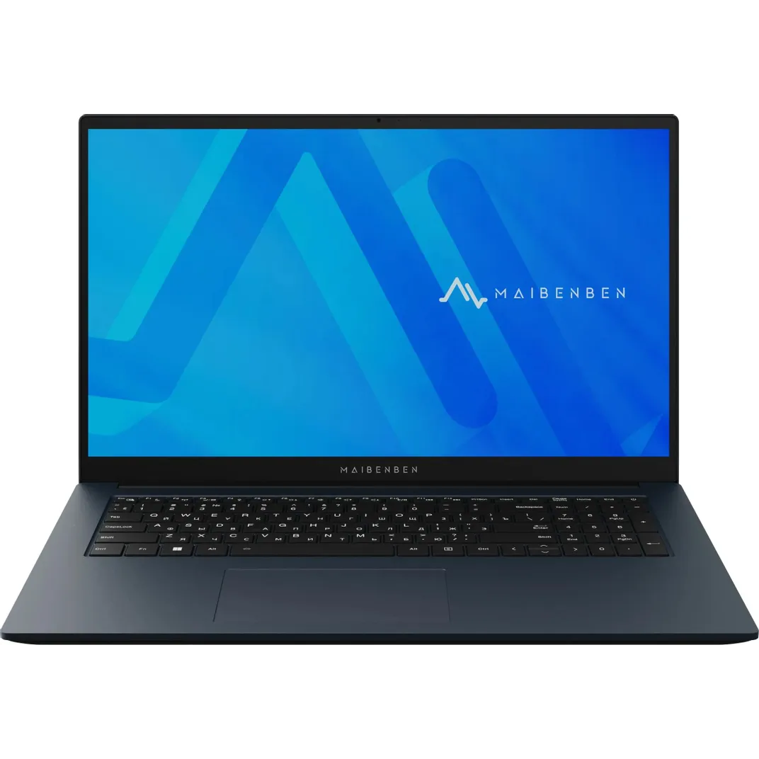 Ноутбук Maibenben M17A-R787UM (M17A-R787UM0F3RHU4EB0-Win11H) Ryzen 7 8745H 16Gb SSD512Gb AMD Radeon 17.3" IPS FHD (1920x1080) blue WiFi BT Cam