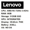 15.6" Ноутбук Lenovo V15 G4 AMN серый