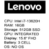 15.6" Ноутбук Lenovo IdeaPad Slim 3 15IRH8 серый