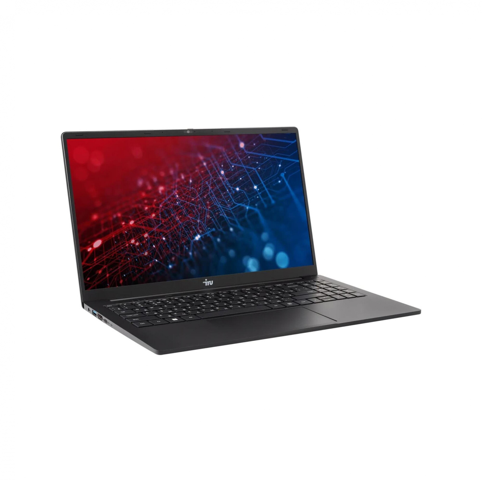 Ноутбук IRU Strato 15ALID5 (2148029) Core i5 1235U 8Gb SSD256Gb Intel UHD Graphics 15.6" IPS FHD (1920x1080) FreeDOS black WiFi BT Cam 6000mAh