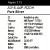 15.6" Ноутбук Acer Aspire 3 A315-44P-R2DH серебристый