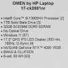 17.3" Ноутбук HP OMEN 17-CK2001nr черный