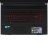 17.3" Ноутбук MSI GF76 Katana B12UCX-1473XRU черный